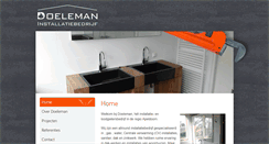 Desktop Screenshot of doeleman-installatietechniek.nl